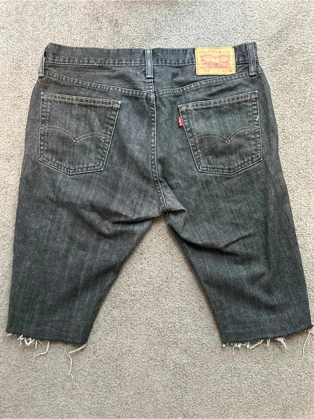 Levi 514 denim shorts